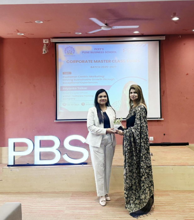 Dr. Minakshi Tyagi at Corporate Master Class Series, PBS