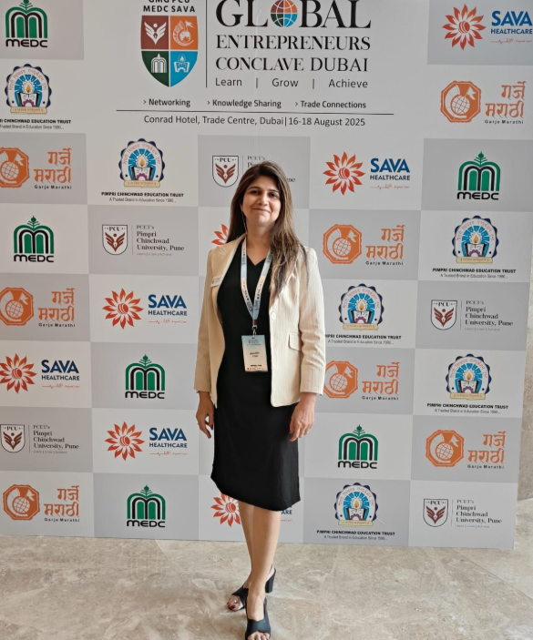 Dr. Minakshi Tyagi at Global Entrepreneurs Conclave Dubai